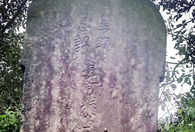 苍溪孙家仑孙天池“皇恩明昭”古碑